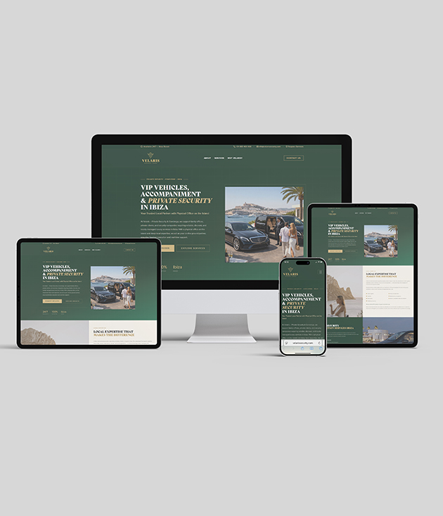 desarrollo web Velaris security por CR Disseny.